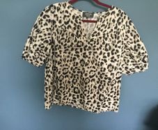 Wyse London leopard print top