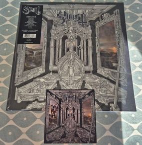 Ghost Skeleta Black Vinyl Sealed. With signed art card