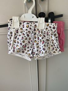 3 pack Pom Pom trim shorts 4-5 years