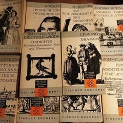 1960s 10 Classic Works of Literature in German Language. German Books. Vintage.