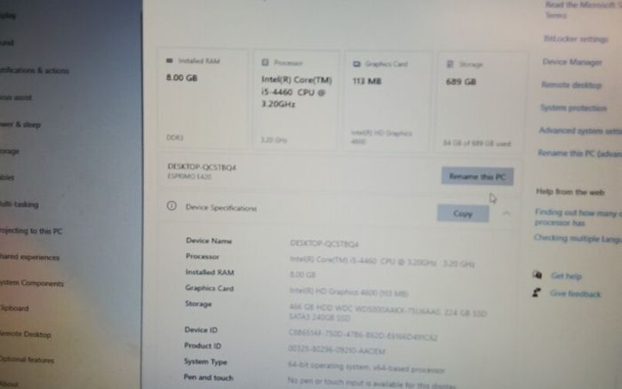 desktop computer complete