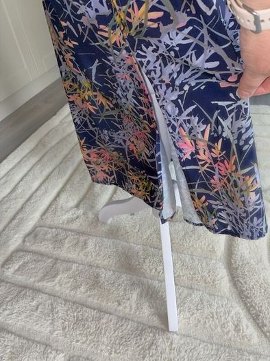 Ladies Navy Multi Coloured Print Dress from DIVA Carella. Size XL UK 14-16/ EU 42-44
