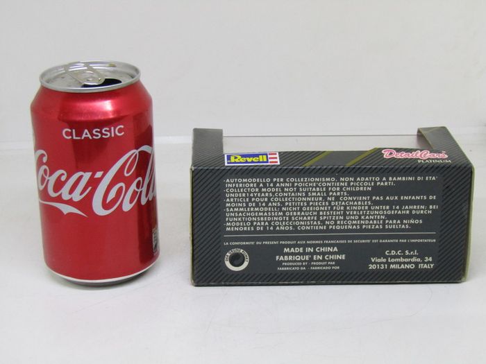 REVELL Detail Cars 322 Scale 1/43 FERRARI 512M 1995 Silver Mint Still in Box