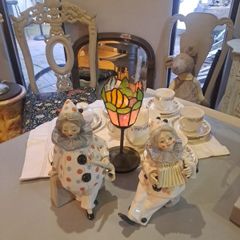 2 Porcelain Clowns
