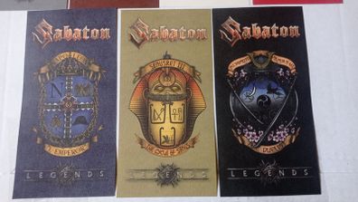 Sabaton Legends Tour Confetti Leaflets / Papers / Cards