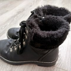 Dunnes Fur Hiker Boots Size 40 or 6.5 uk