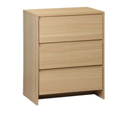 3 drawer oak cabinet