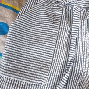 ladies shorts. Zara. Stripes white and blue. Size Medium