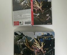 Nintendo Switch Monster Hunter Rise game and Steelbook