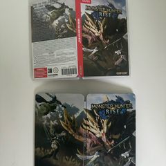Nintendo Switch Monster Hunter Rise game and Steelbook