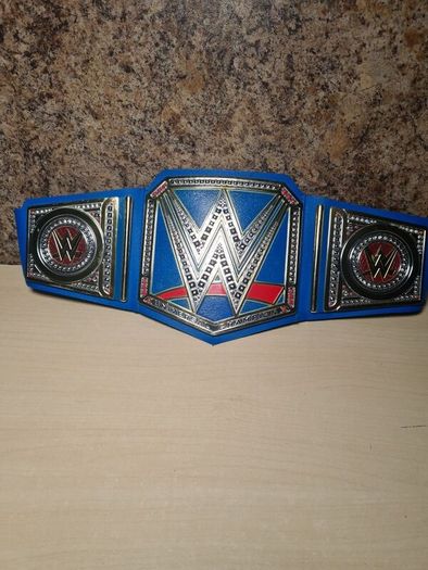 Kids Junior Wwe Wrestling Belt Universal Champion Blue Mattel 2014