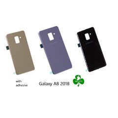 New Samsung Galaxy A8 2018 SM-A530F Rear Glass Back Battery Cover Adhesive Grey/ Black/ Gold
