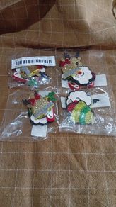 Christmas Glitter Patches Assorted Shapes