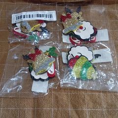 Christmas Glitter Patches Assorted Shapes