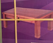 pine coffee table