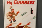 Large Guinness Tin Metal Sign
