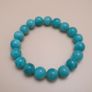 Natural Amazonite Gemstone Bracelet Aqua Green Gemstone Beads (11mm) Image 8