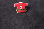 Manchester United : Cole No.9 Team Shirt/Jersey , Lapel Pin Badge