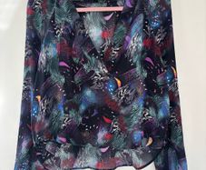 IRO long sleeve silk top