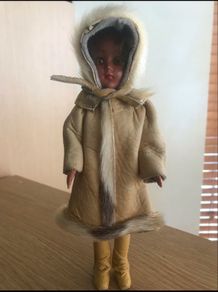 Vintage Inuit Eskimo Doll