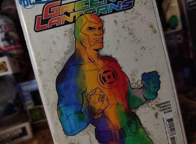 Green Lanterns ! Issue #10 ! Emanuela Lupacchino Variant Cover ! 1st Appearance of Frank Laminski (Full) and as the Phantom Lantern ! 2017 ! by DC Comics !