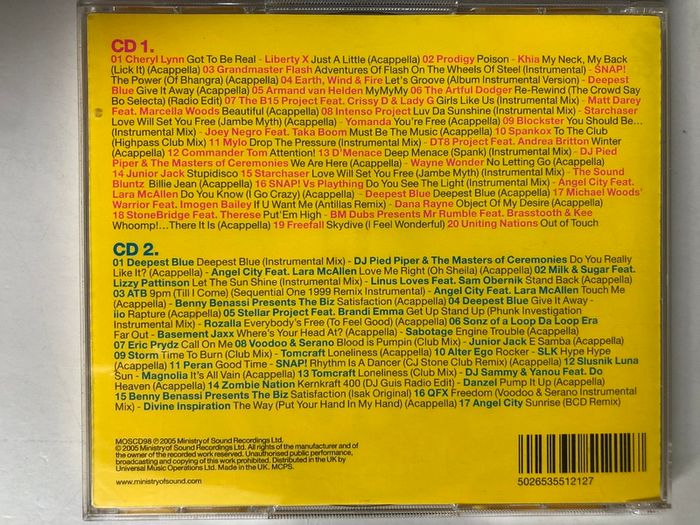 Ministry Of Sound [2005] The Mash Up Mix: Mixed By The Cut Up Boys [2xCD Album]