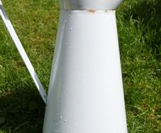 Vintage Enamel Water Pitcher