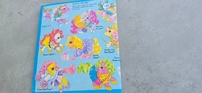 pamphlet  1 HTF US 1986 MLP G1 My Little Pony