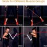 FREE EXPRESS SHIPPING Bands Set 5pcs with Handle Strength Exercise Resistance Band Training Fitness Tubes Tension Bands Workout Gym Equipment Men and Women for Home Use Physical Training Cable Image 3
