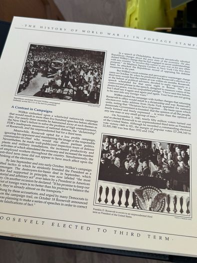 The History of World War II in post stamps