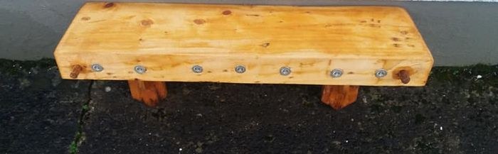 Rustic Chunky floating shelf / display