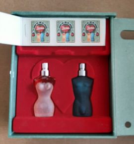 Very rare new unused collectable jean Paul gautier minature perfumes