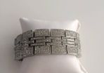 Outstanding Mens Bracelet Silver 925 Plated