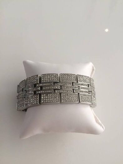 Outstanding Mens Bracelet Silver 925 Plated