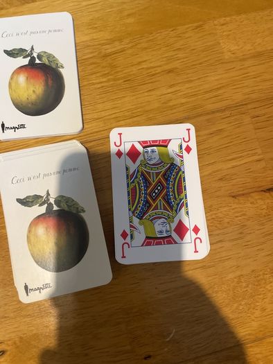 playing cards: magritte etditon