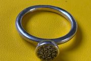 Beautiful Womens Sterling Silver Ring N 1/2