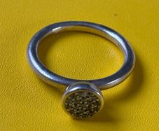 Beautiful Womens Sterling Silver Ring N 1/2