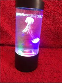 Light up jelly fish lamp