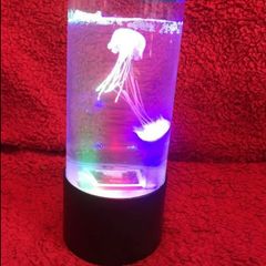 Light up jelly fish lamp