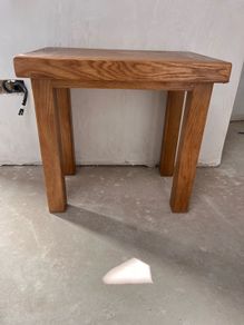 Oak side table