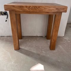 Oak side table