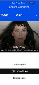 Katy Perry Malahide Castle