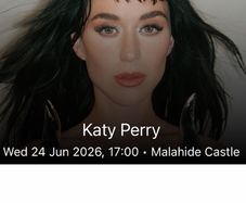 Katy Perry Malahide Castle