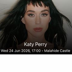 Katy Perry Malahide Castle