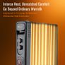 Oil Filled Radiator, 2500W/2.5KW - 11 Fin - Portable Electric Heater, 3 Power Settings, Adjustable Temperature and Thermostat, Thermal Safety Cut off & 24 Hour Timer Image 4