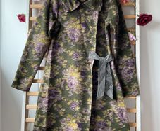coat container brand 70% wool wrap style short coat size 10