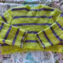 Neon Yellow And Purple Jumper Image 2