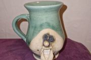 Irish Stoneware face mug