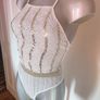BNWT Naanaa white lace sequin bodysuit size UK10 EU38 Postage included Image 2