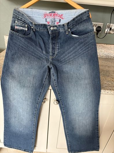 mens jeans x 3 all straight leg size 34 x 34